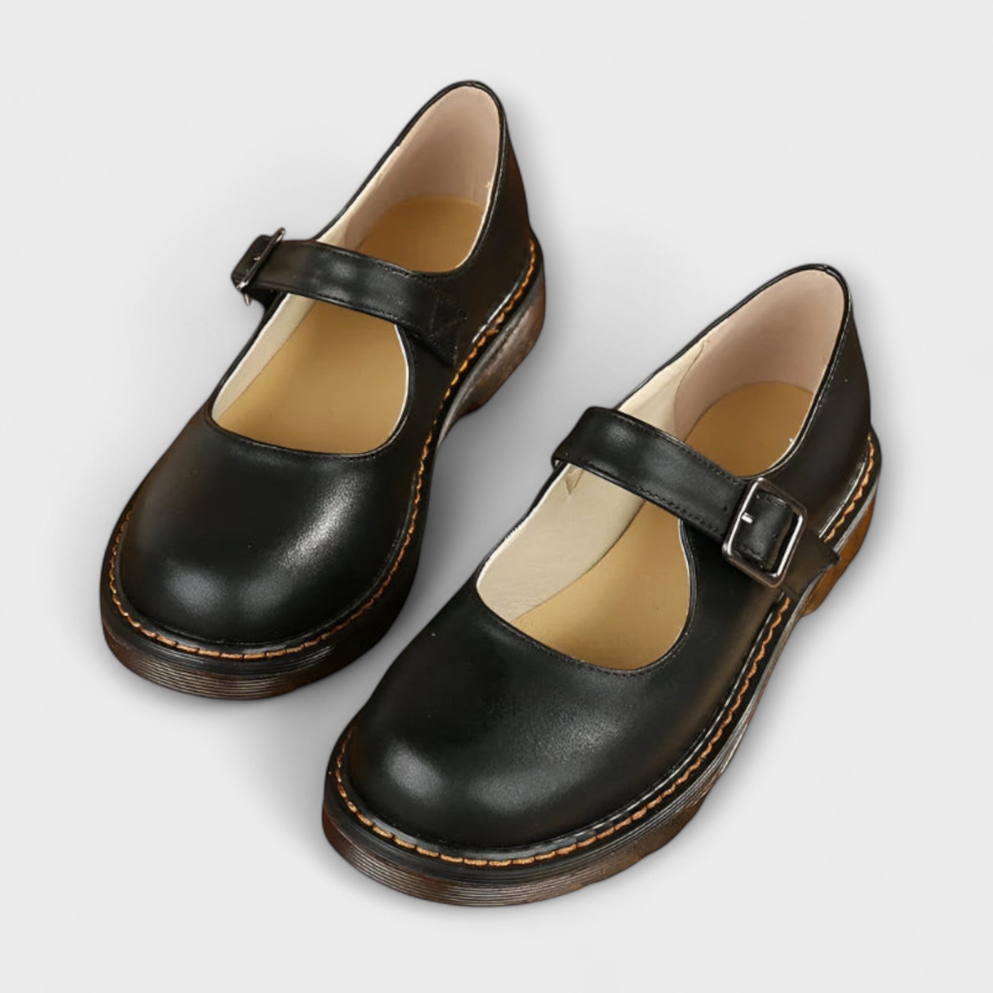 Women's Leather Mary Jane Shoes