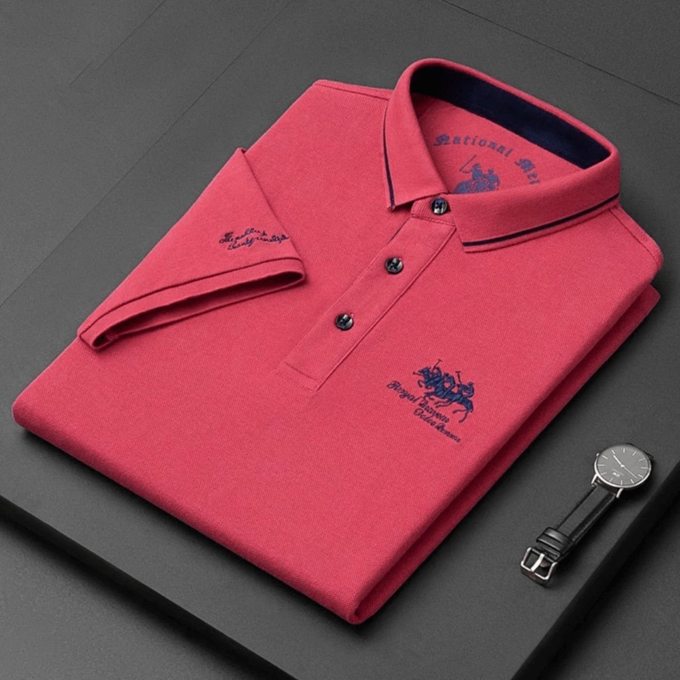 Men's Polo Shirt - Pink