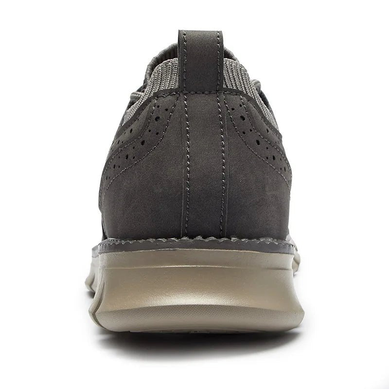 Men's Suede Brogue Sneakers