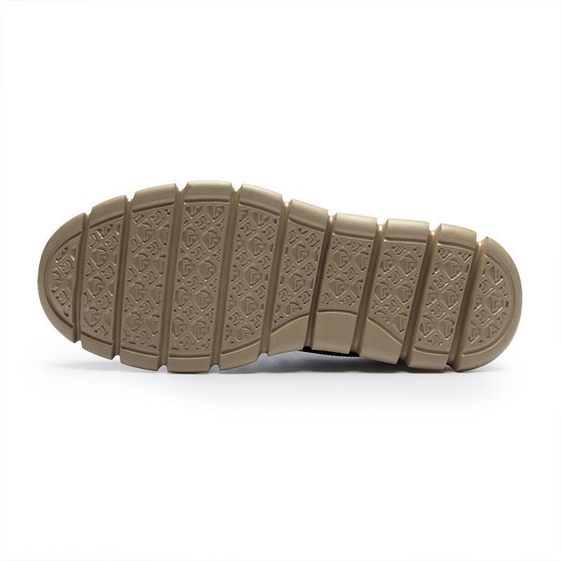 Men's Suede Brogue Sneakers