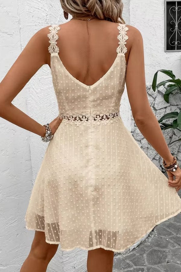 Women's Floral V-Neck Mini Dress