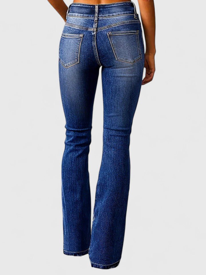 Women's High-Waisted Flare Jeans