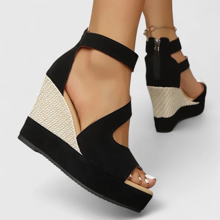 Women's Suede Wedge Sandals