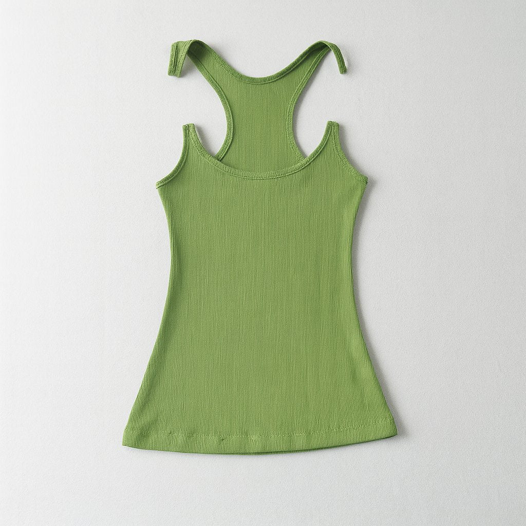 Women's Ribbed Racerback Tank Top