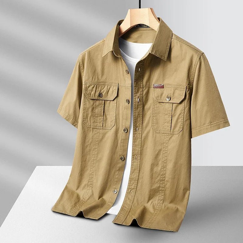Men's Cargo Utility Shirt - Khaki