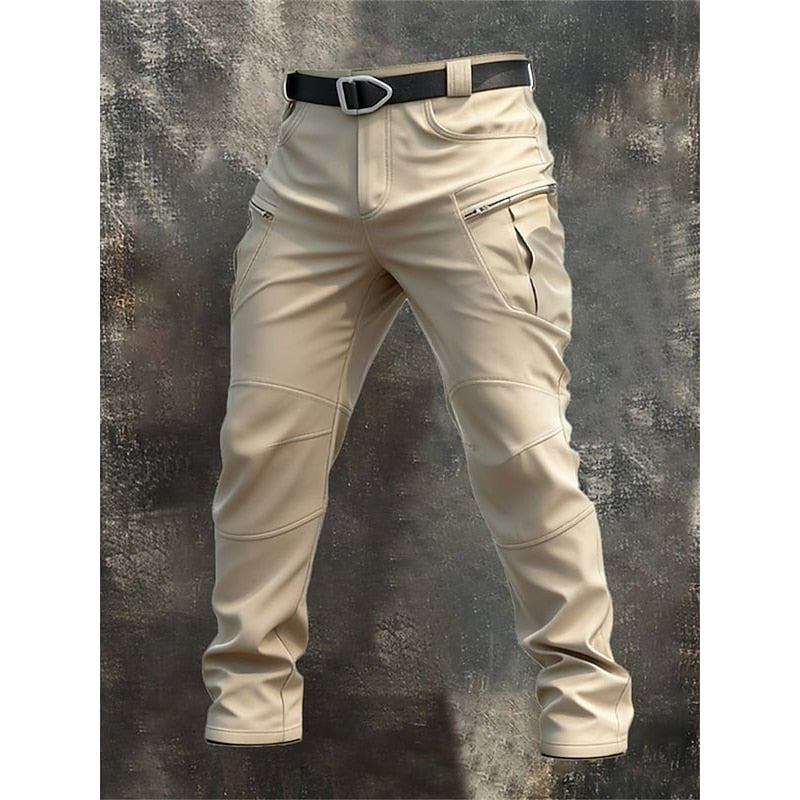 Men's Softshell Tactical Cargo Pants - Light Khaki
