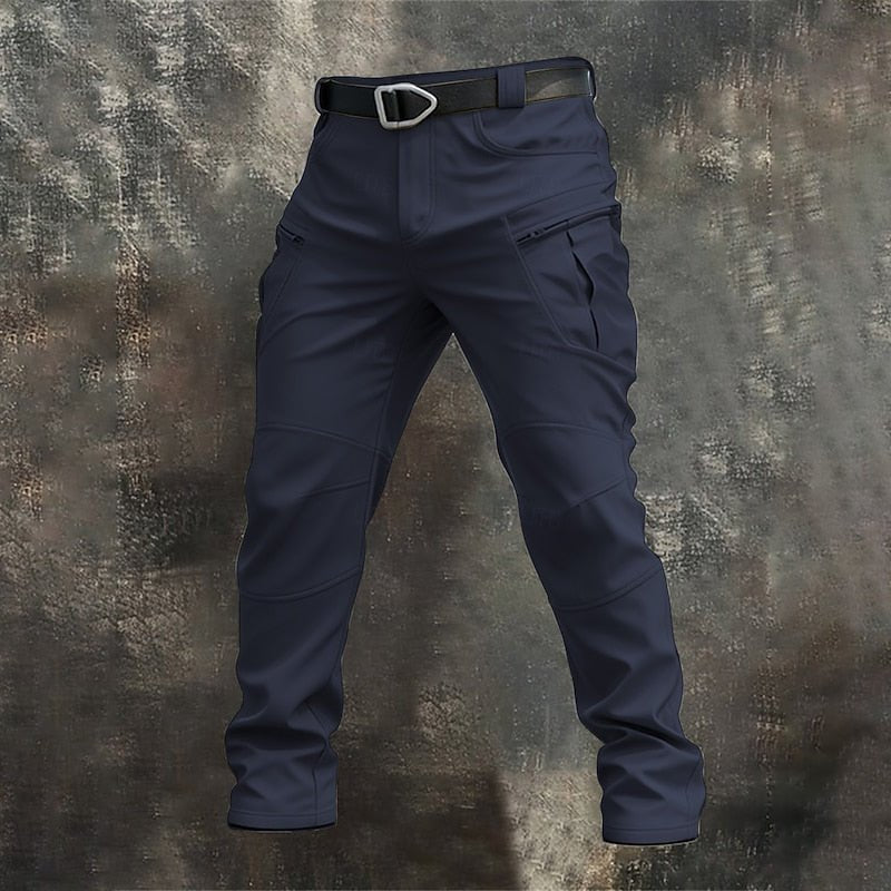 Men's Softshell Tactical Cargo Pants - Blue