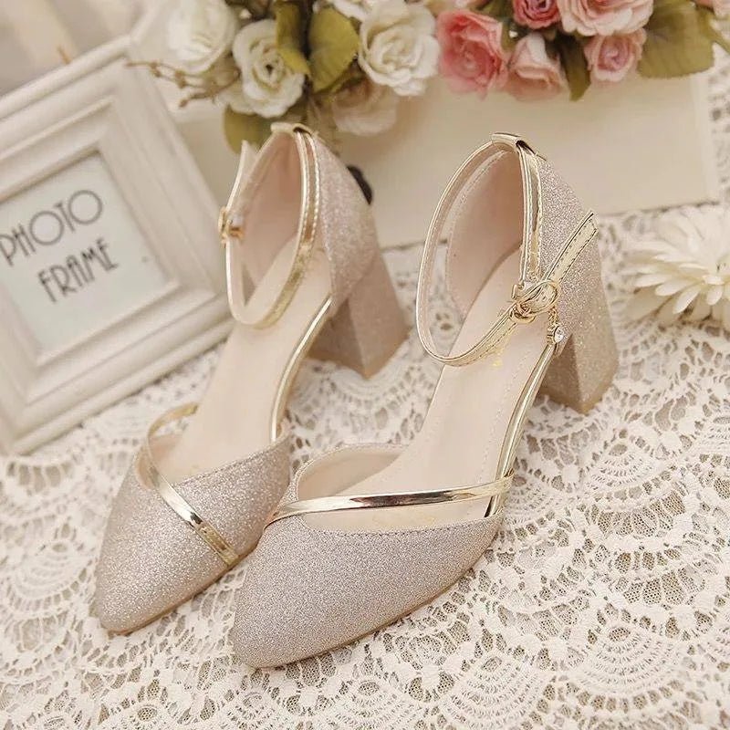 Women's Party Block Heel Sandals - Order