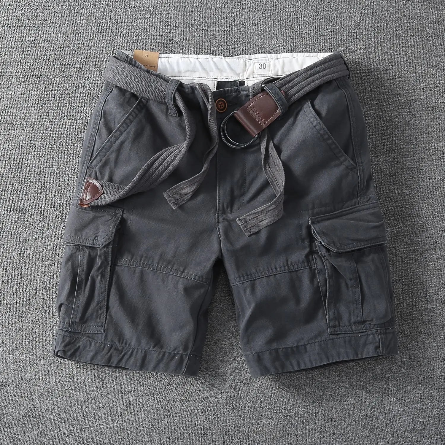Men's Cargo Shorts - Grey
