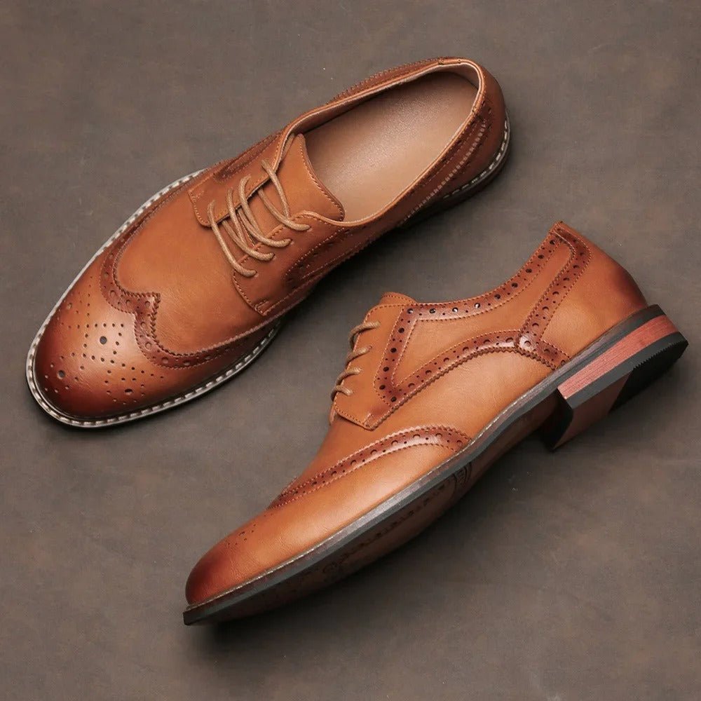 Men's Wingtip Brogue Oxford Shoes