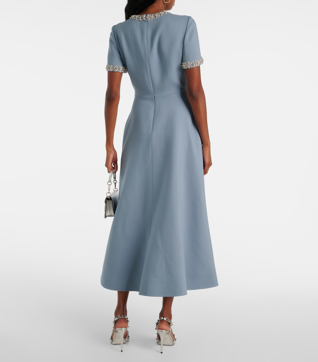 Beverly™ | Women's Flared Dress with Bows and Beads