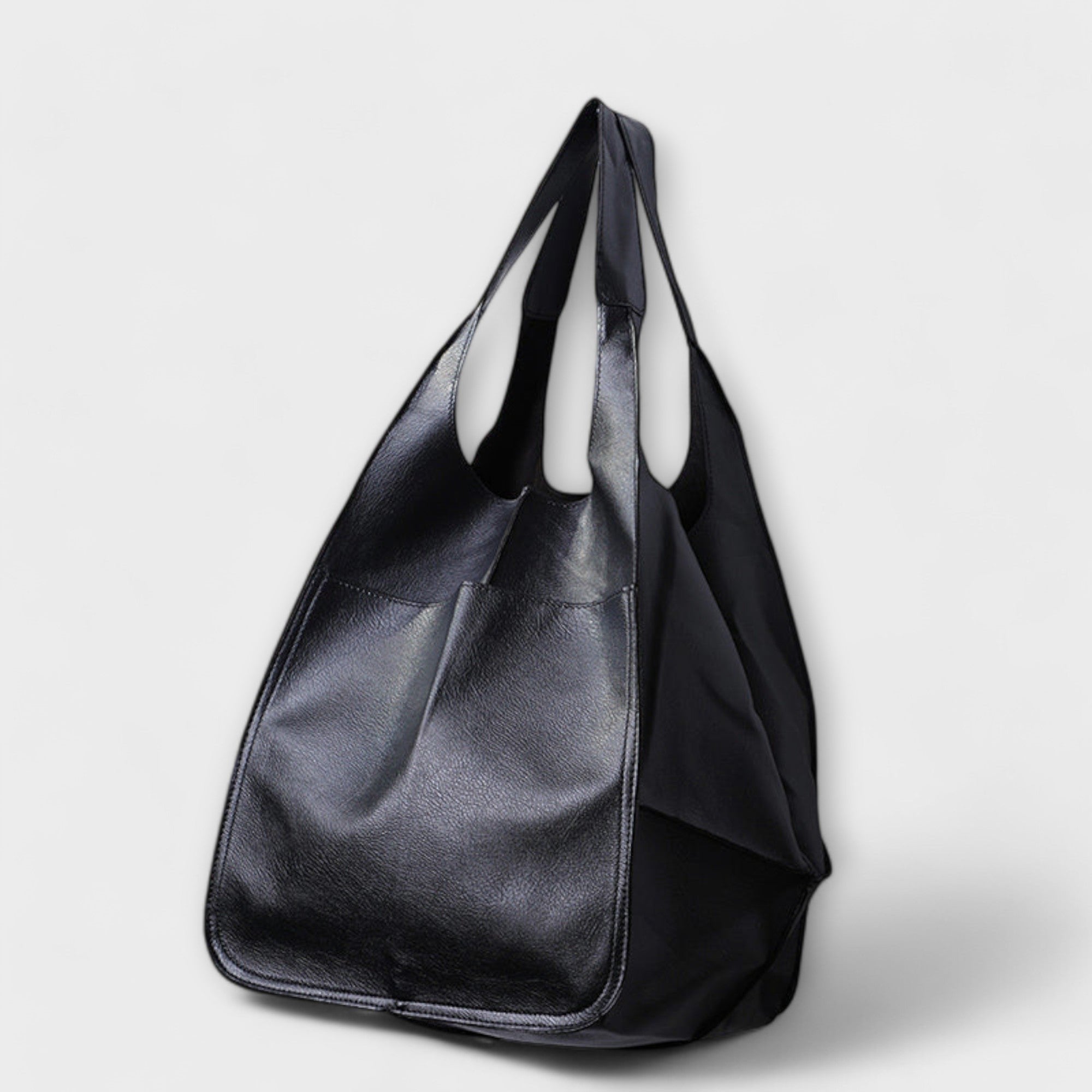Women's Oversized Faux Leather Hobo Bag