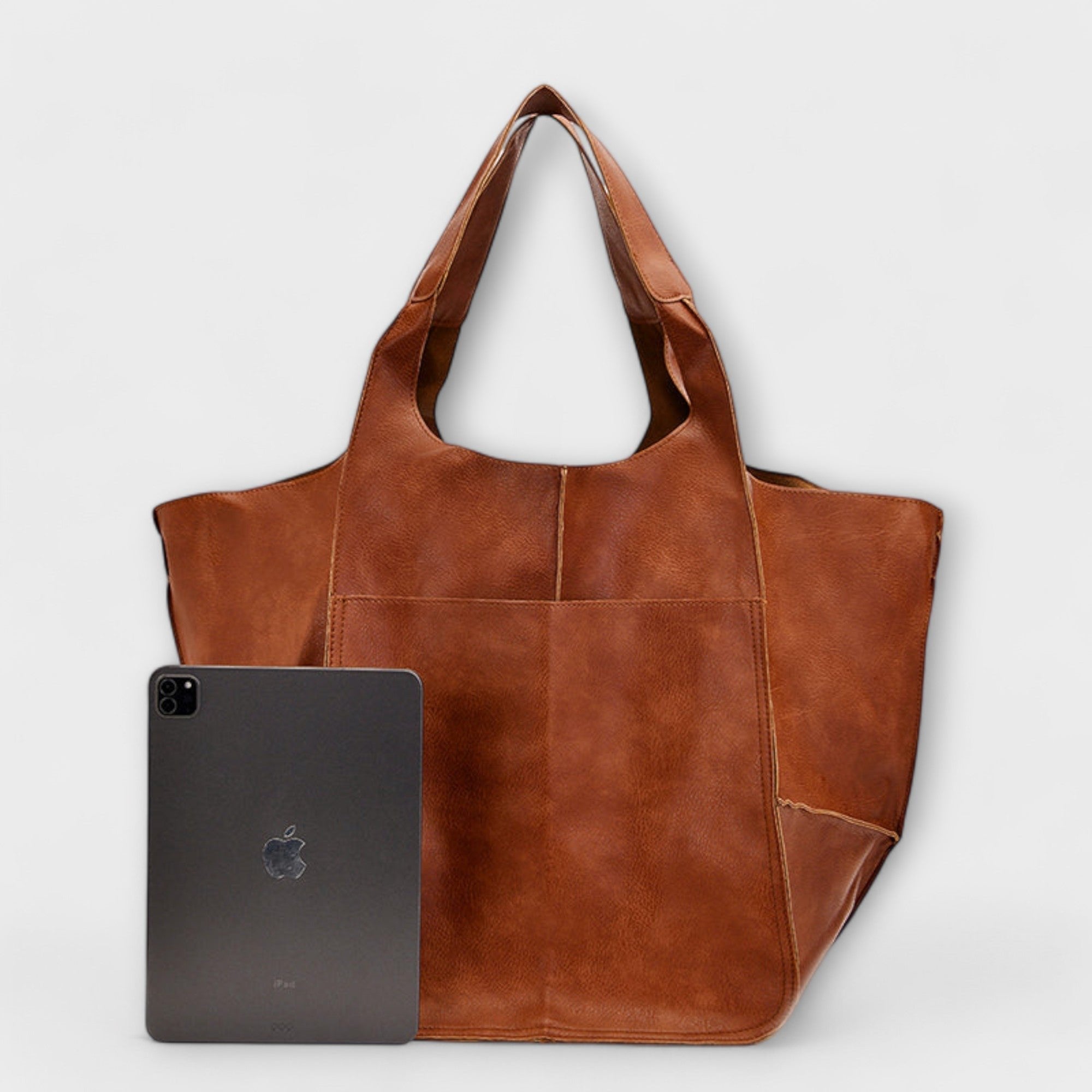 Women's Oversized Faux Leather Hobo Bag