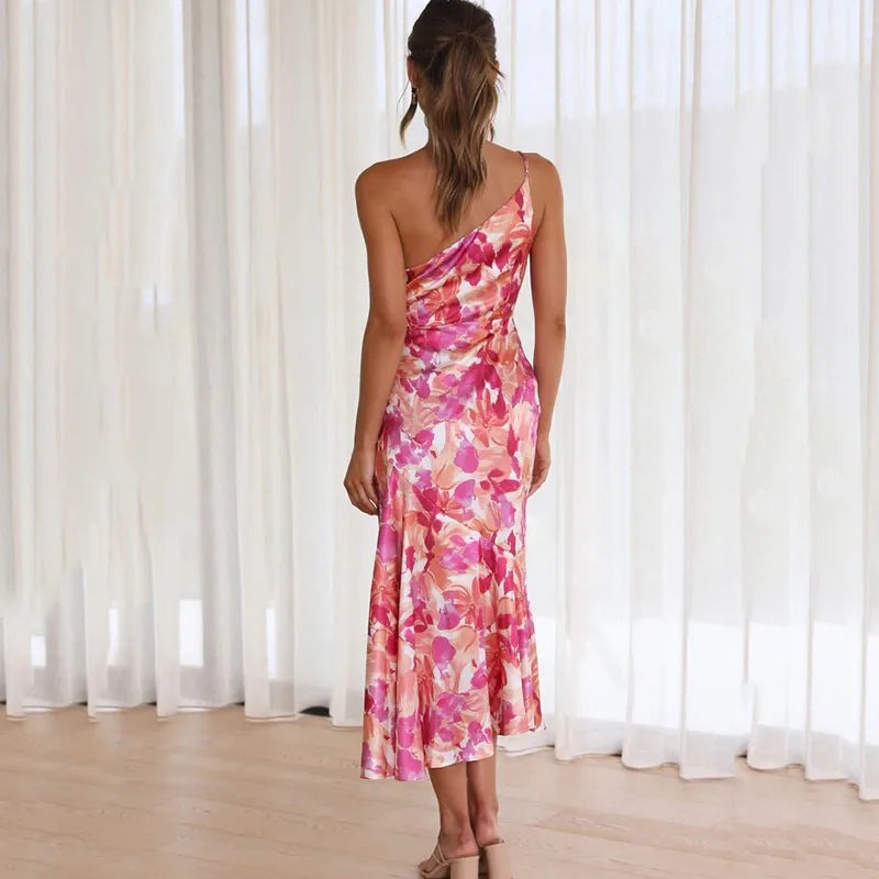 Floral Wedding Guest Midi Dress