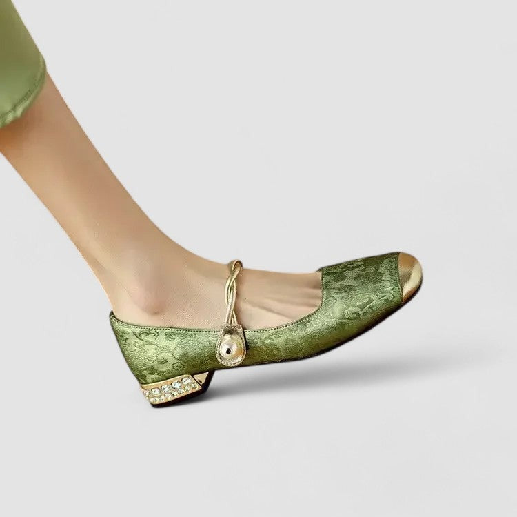 Mary Jane Block Heel Pumps