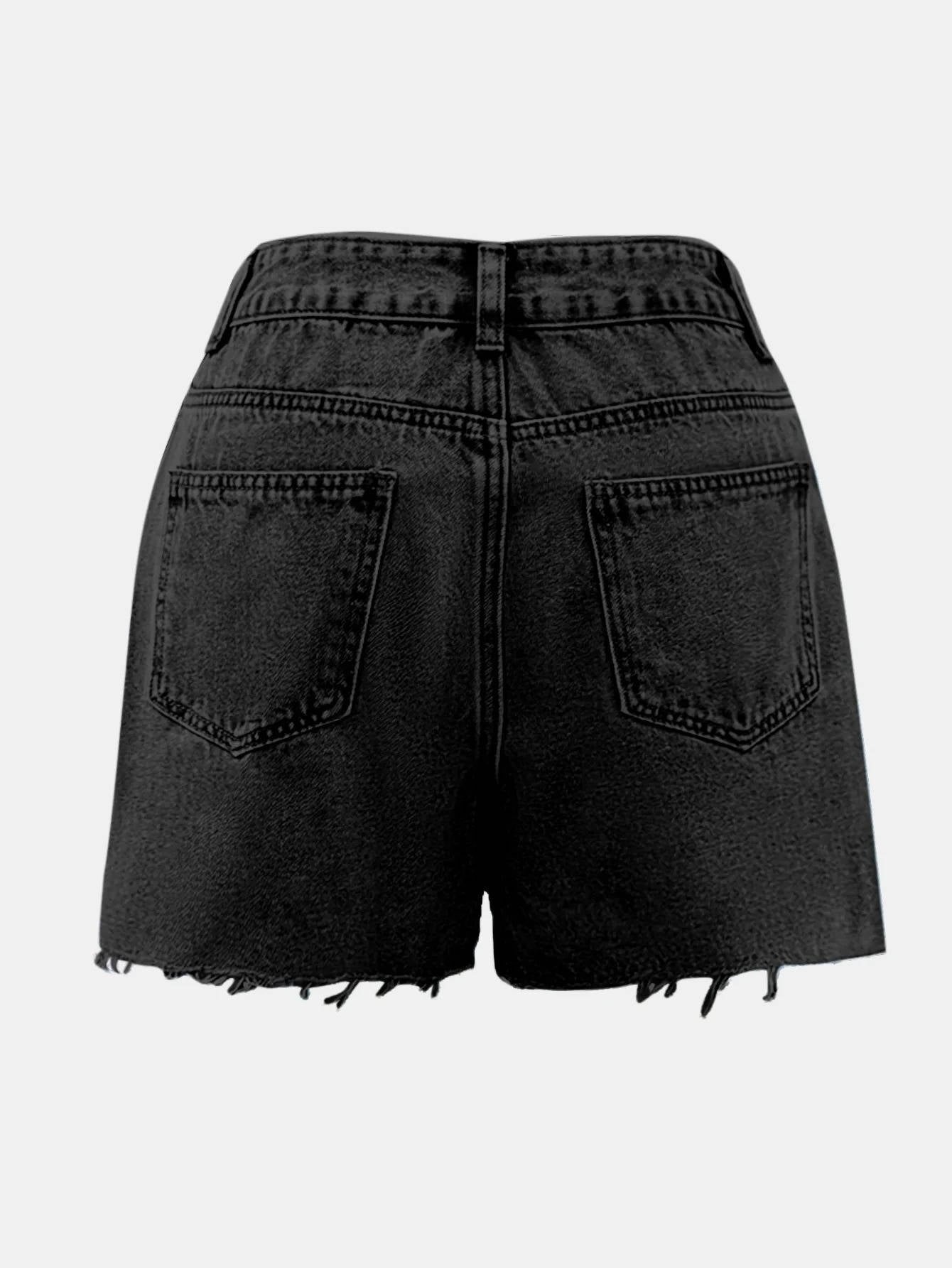 Women's High-Waisted Denim Shorts