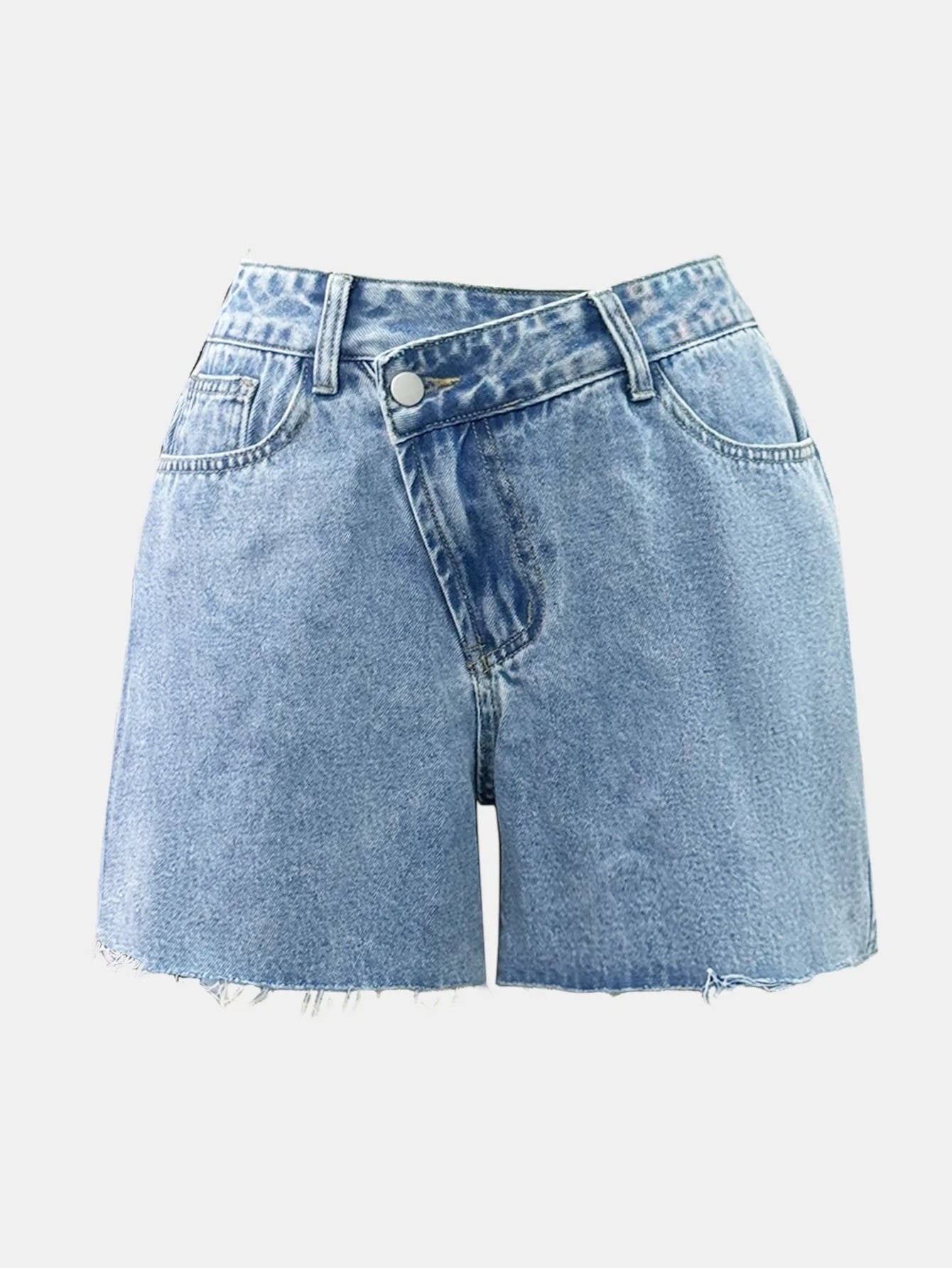 Women's High-Waisted Denim Shorts