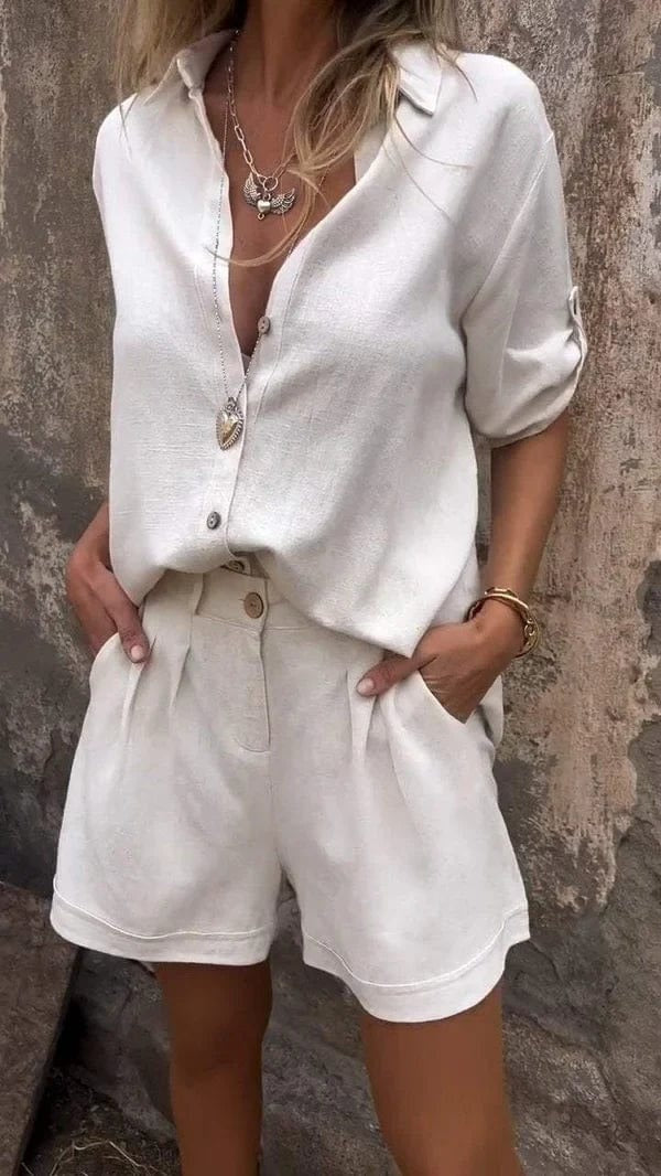 Casual Shorts Two Piece Set