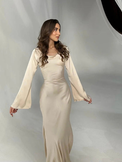 Long Sleeve Bodycon Maxi Dress