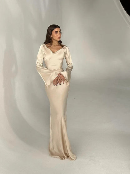 Long Sleeve Bodycon Maxi Dress