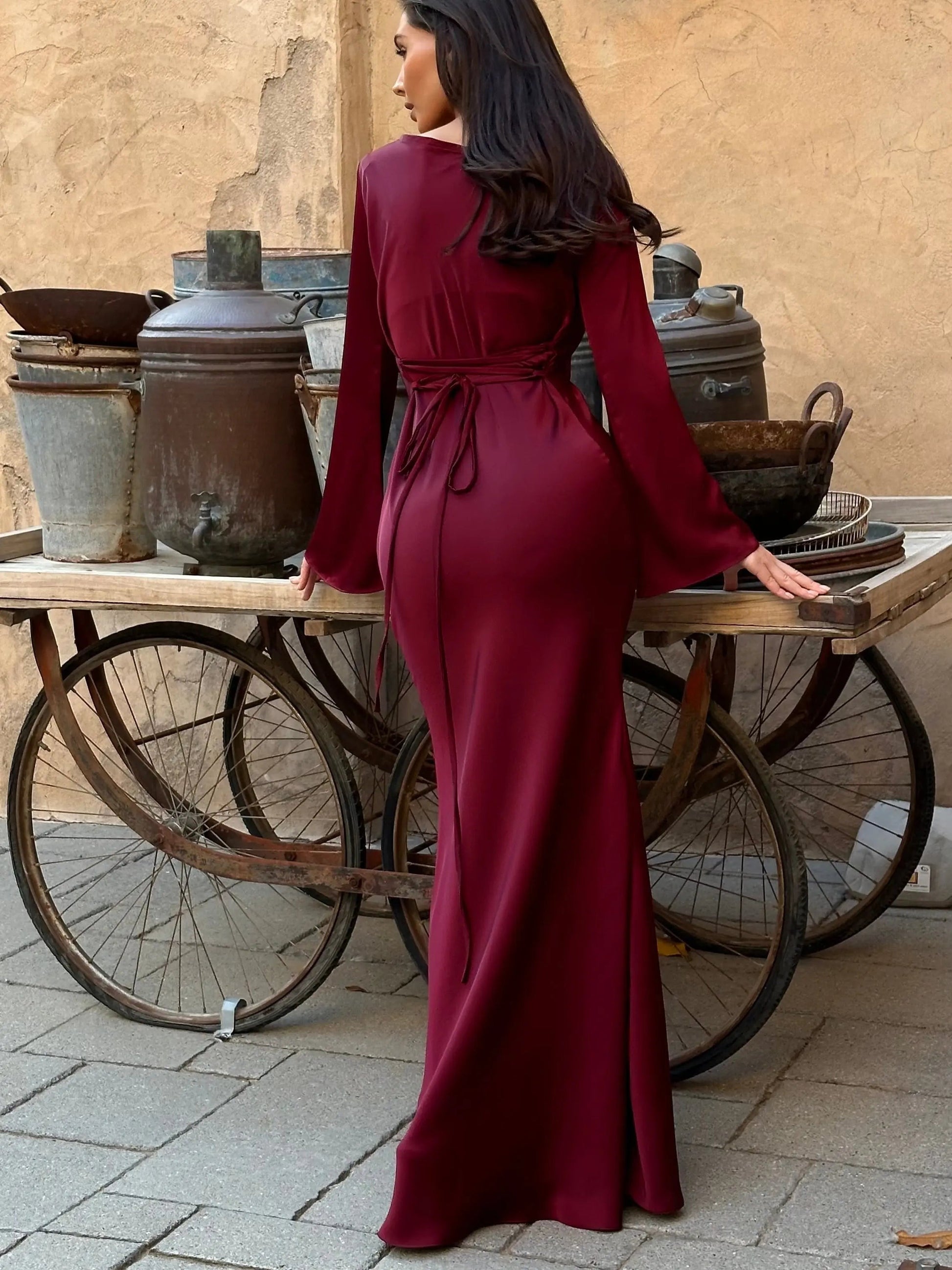 Long Sleeve Bodycon Maxi Dress
