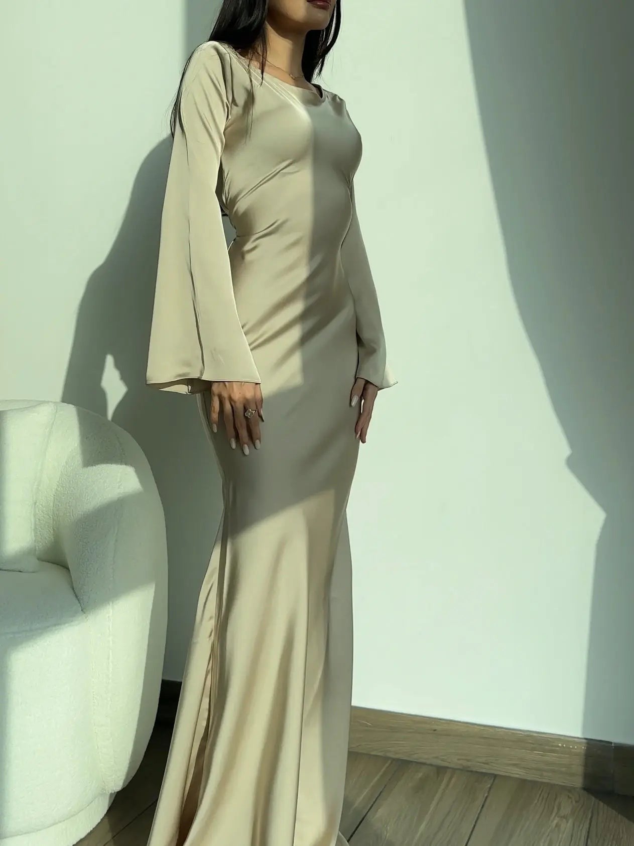 Long Sleeve Bodycon Maxi Dress