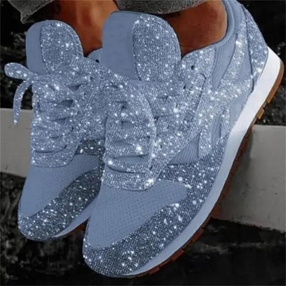 Rhinestone Low Top Sneakers