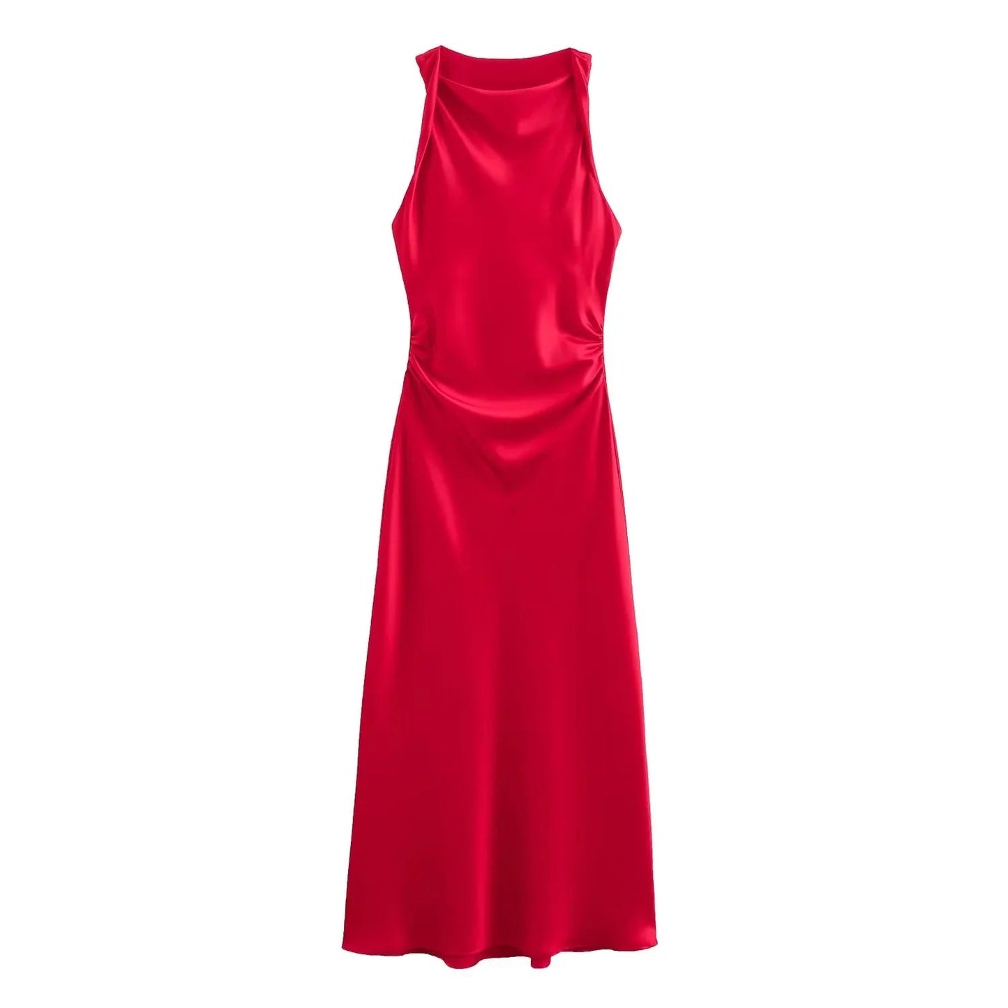 Midi Dress - Red