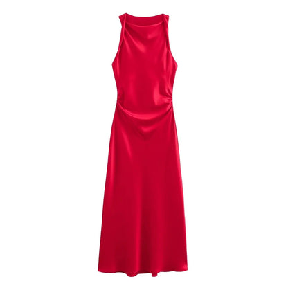 Midi Dress - Red