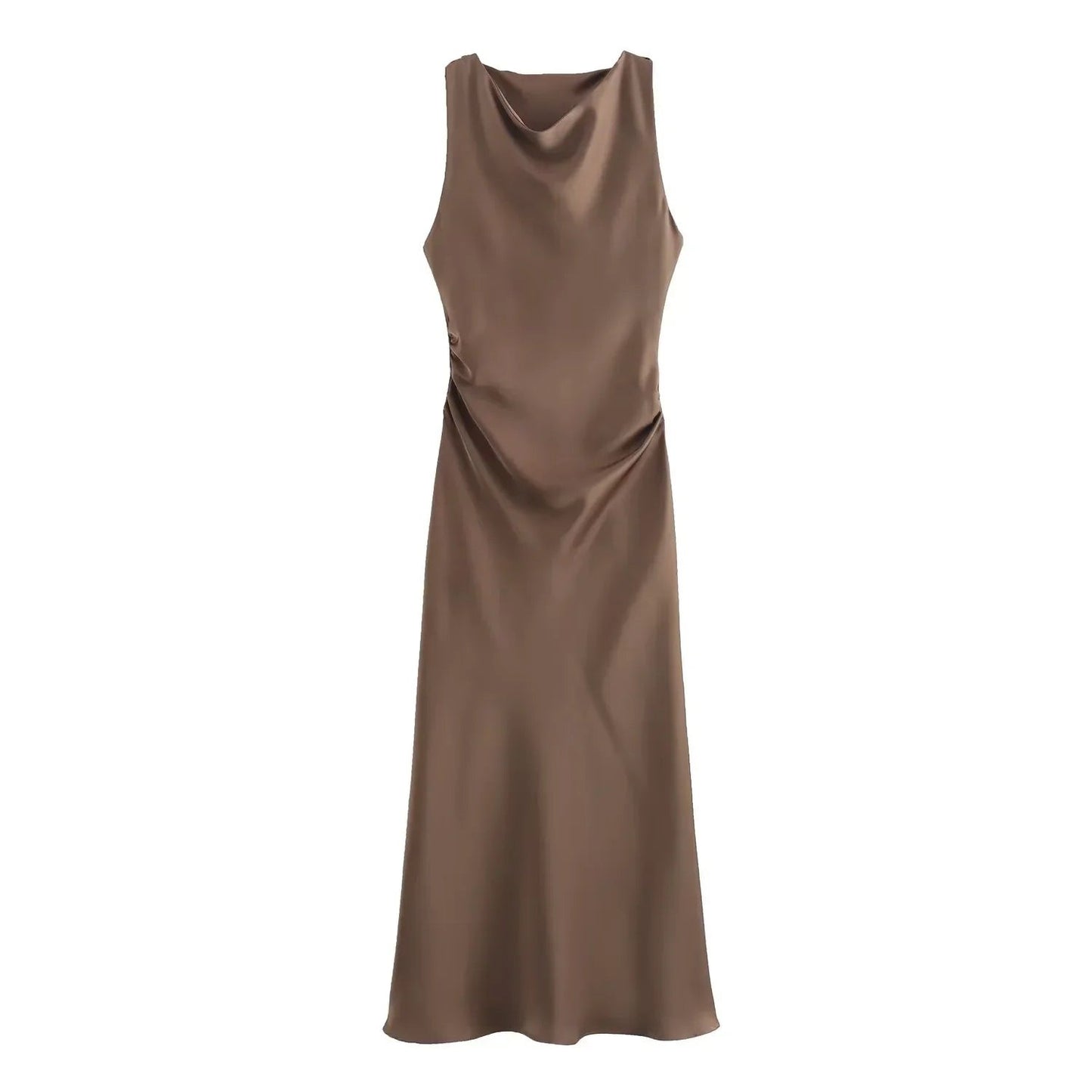 Midi Dress - Brown