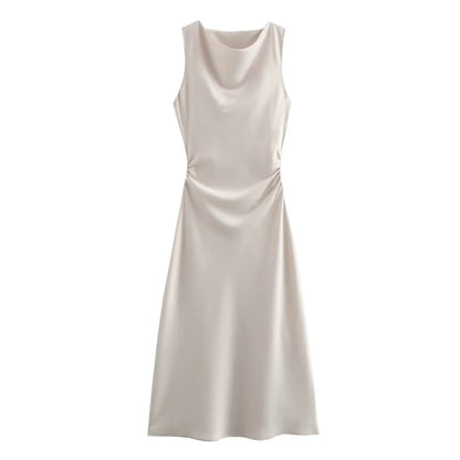 Midi Dress - Beige