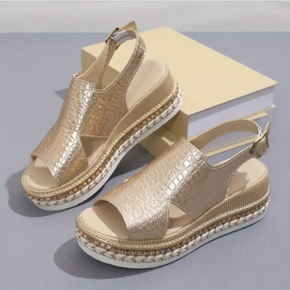Platform Espadrille Wedge Sandals