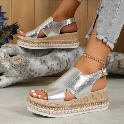 Platform Espadrille Wedge Sandals