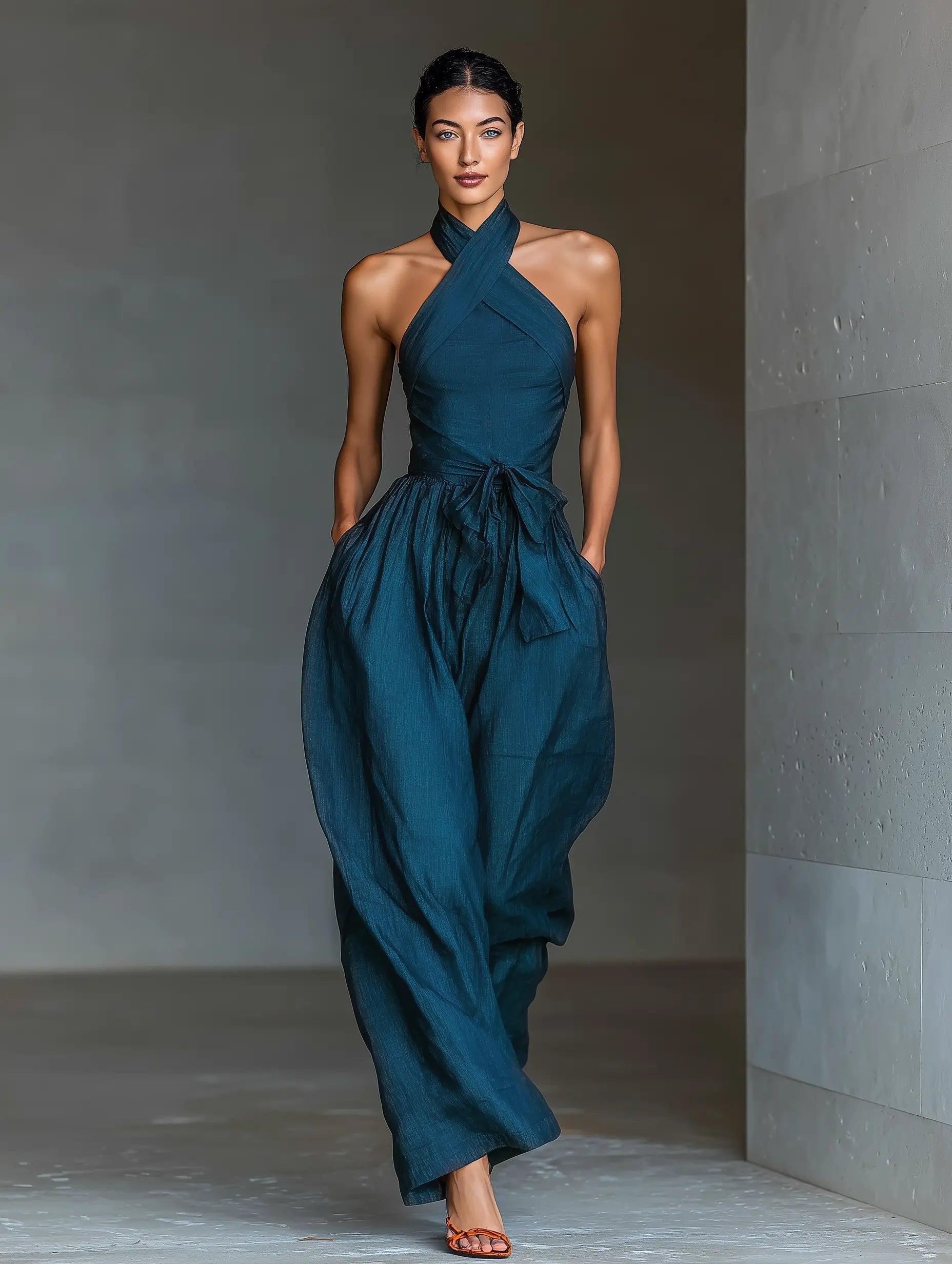 Women's Halter Maxi Dress