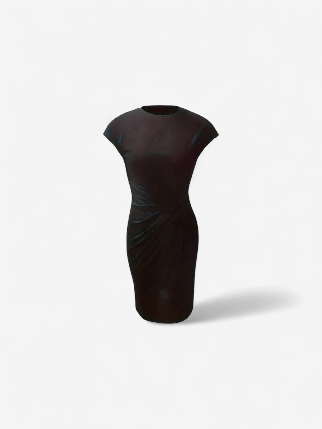 Ruched Bodycon Midi Dress