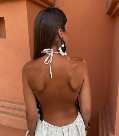 Vacation Halter Maxi Dress