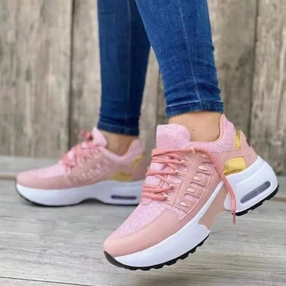 Chunky Platform Sneakers - Pink
