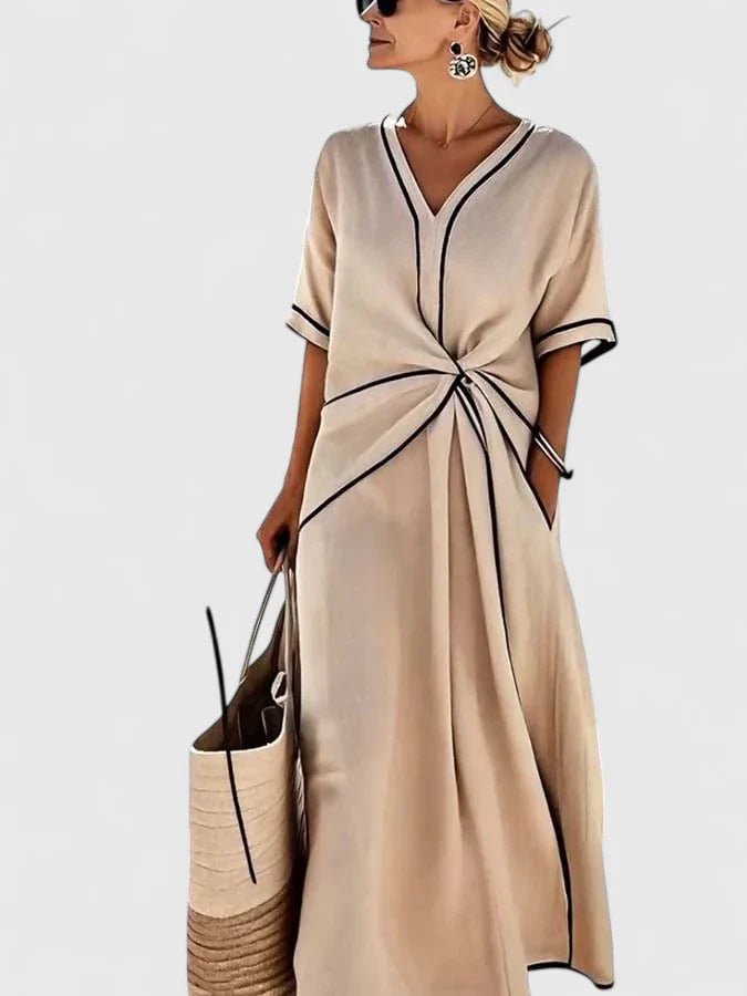 Women's V-Neck Maxi Dress