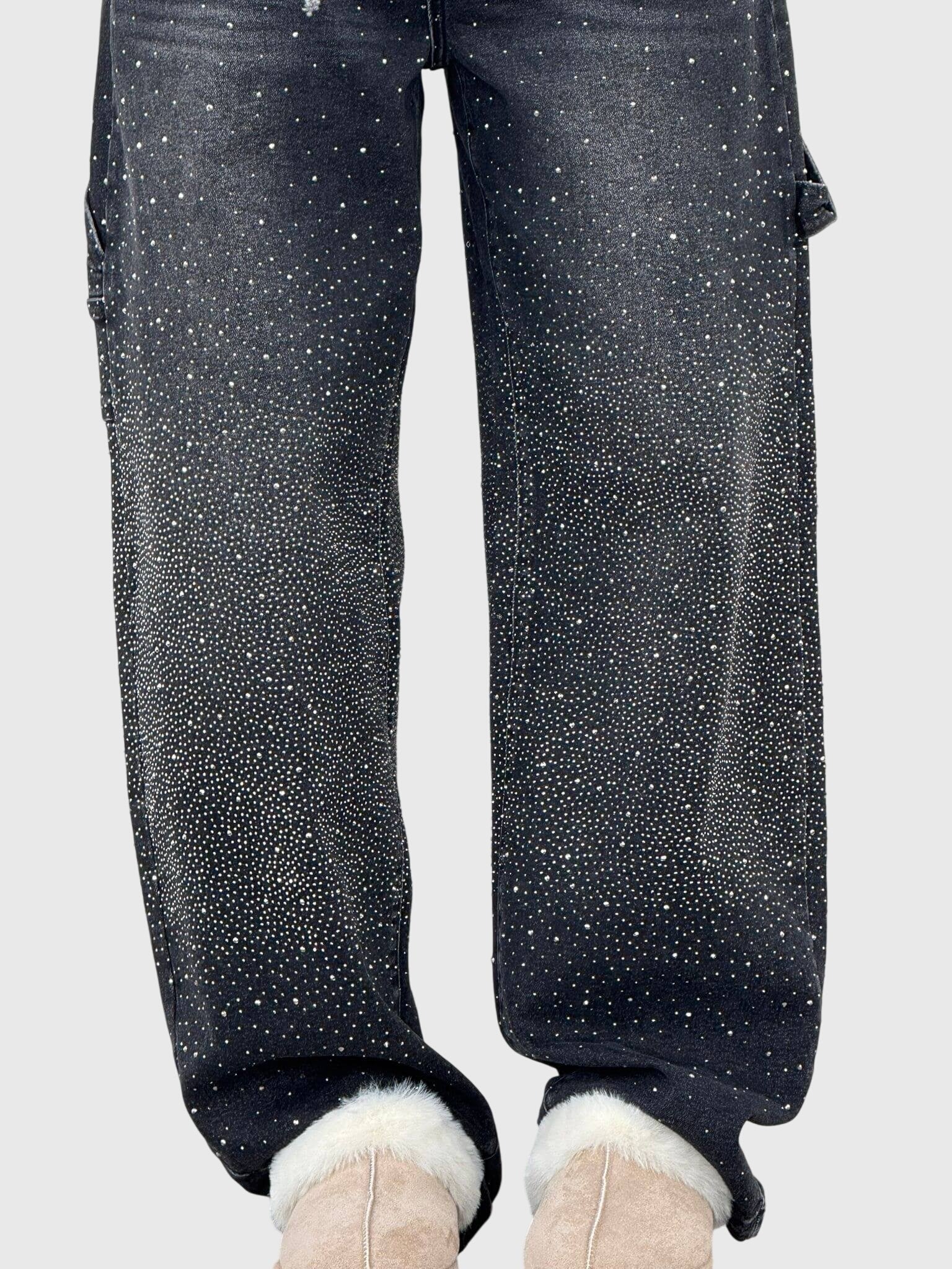 Women's Wide-Leg Cargo Jeans