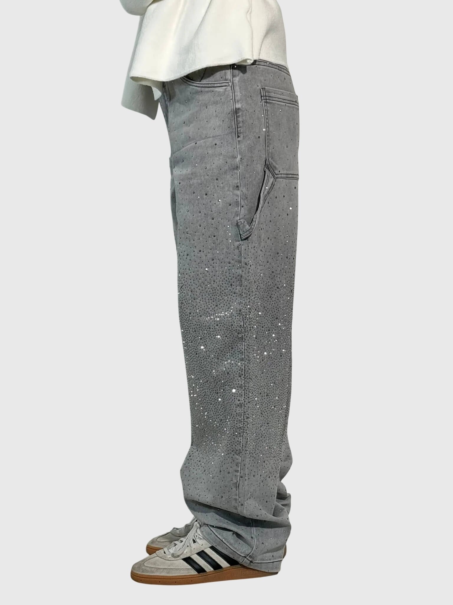 Women's Wide-Leg Cargo Jeans
