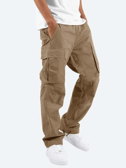 Relaxed Fit Cargo Pants - Brown