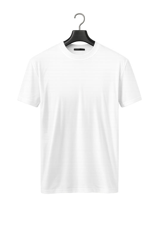 Crew Neck T Shirt - Ivory Veil