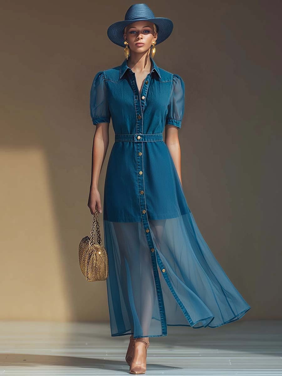V Neck Maxi Dress