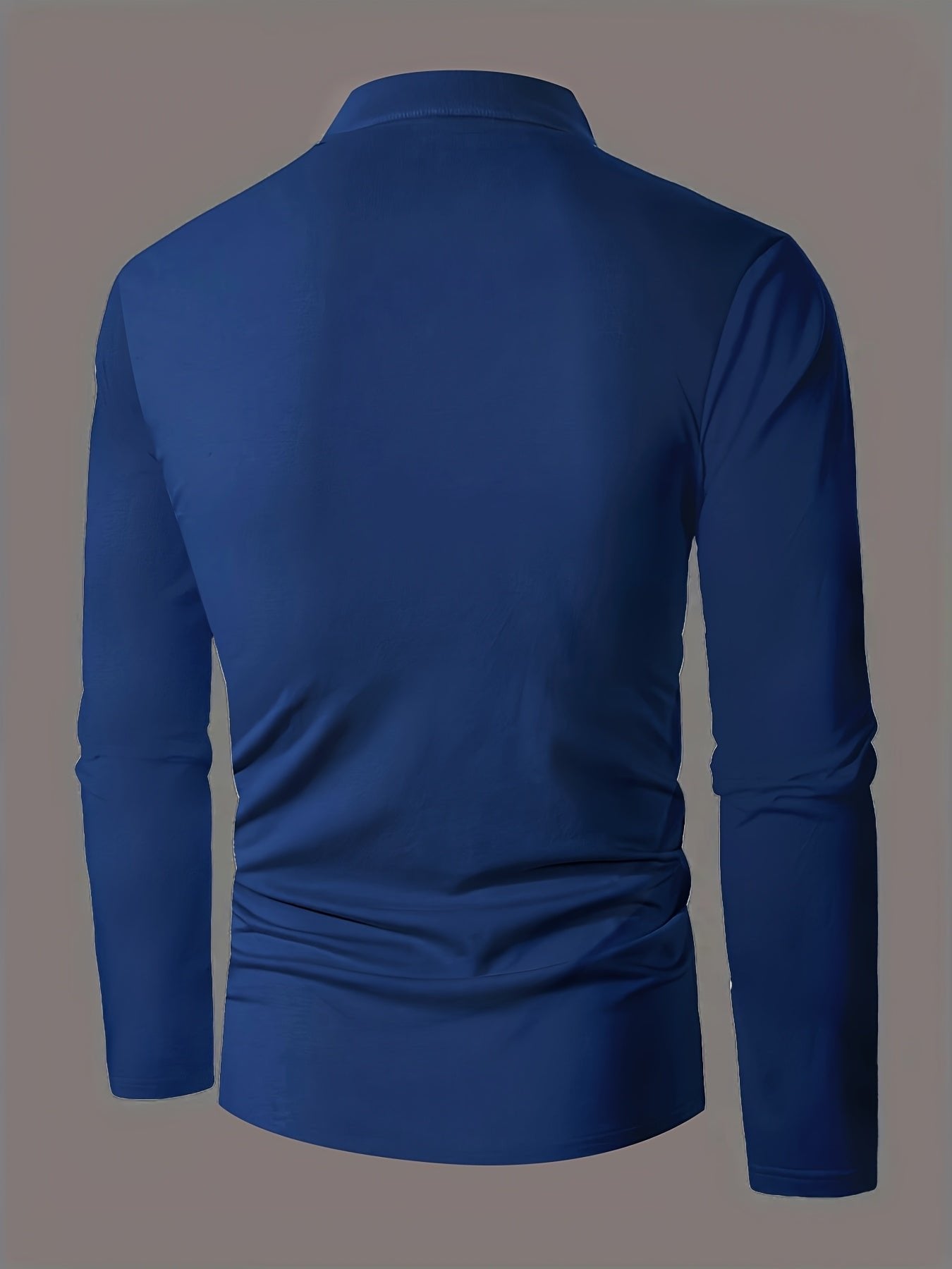Men's Heathered Jersey Henley