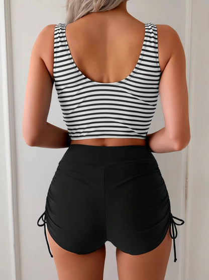 High Waisted Tankini Swimsuit