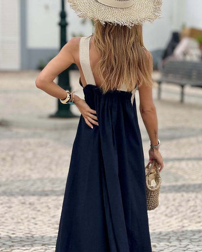 Vacation Halter Maxi Dress