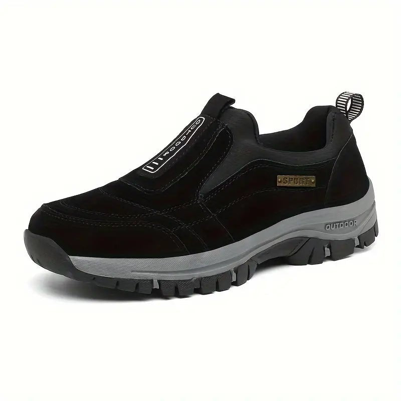 Men's Slip-On Hiking Shoes - Black