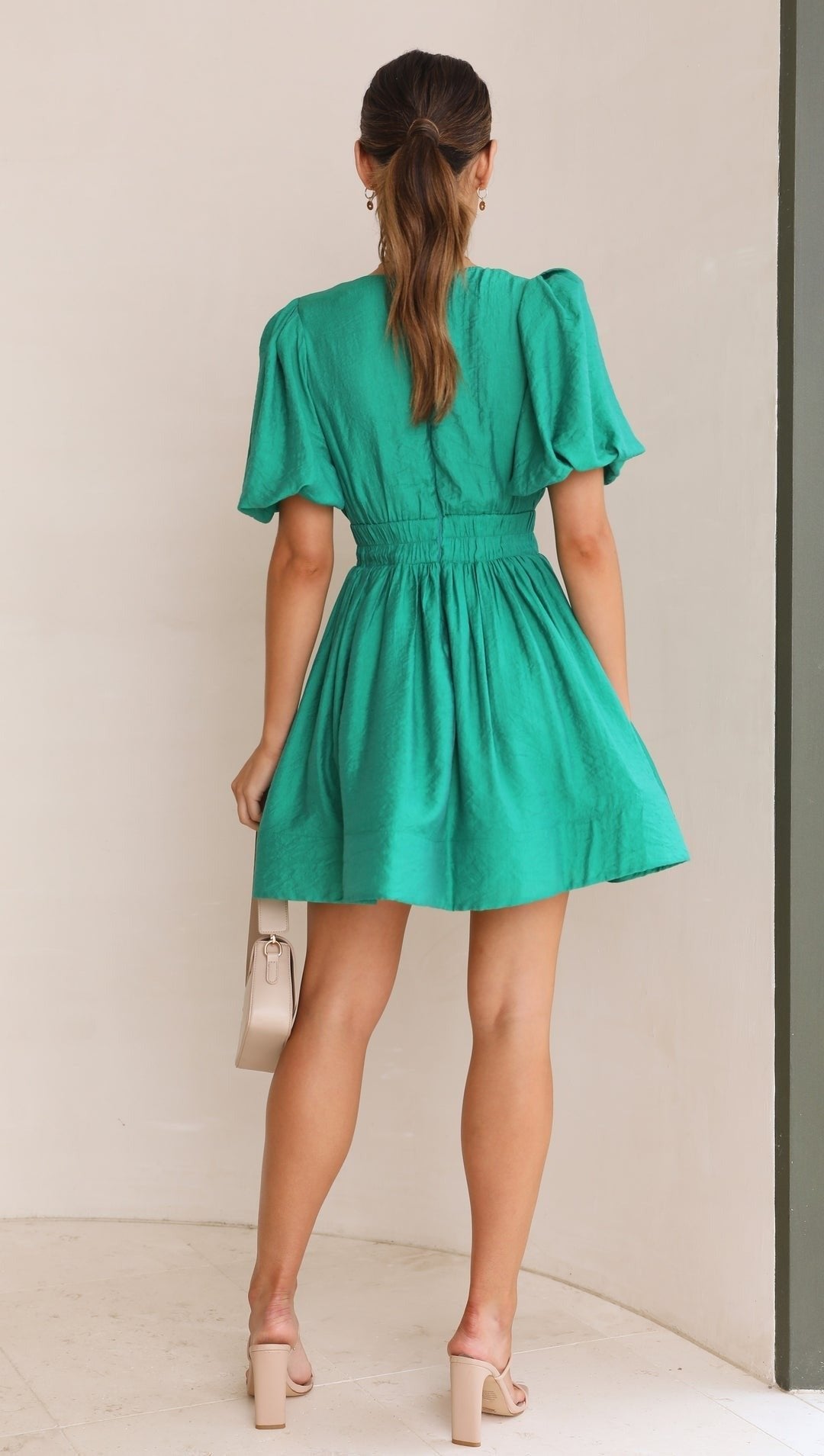 Women's V-Neck Mini Dress