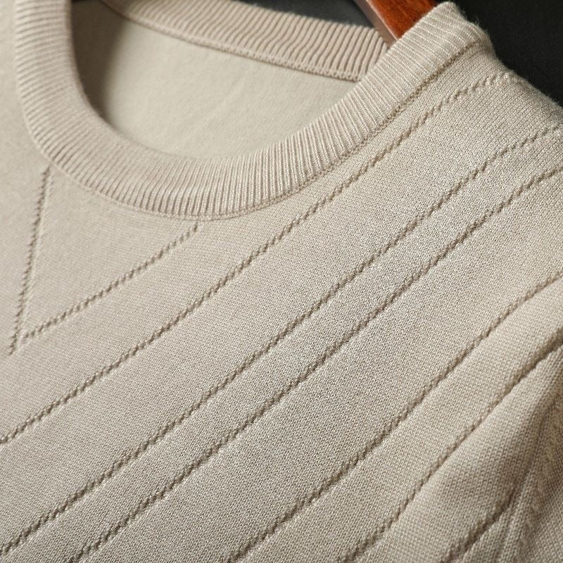 Short Sleeve Knit Sweater