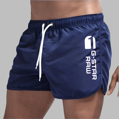Quick Dry Swim Trunks - Navy Blue